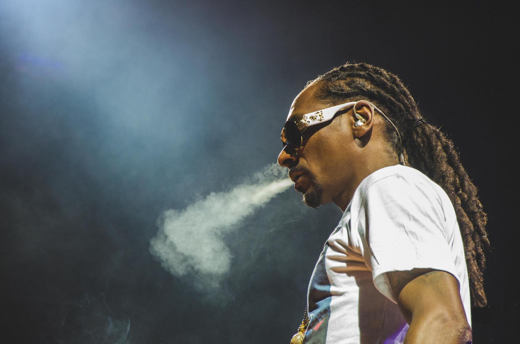 Dauerkiffen bei Snoop-Dogg-Konzert