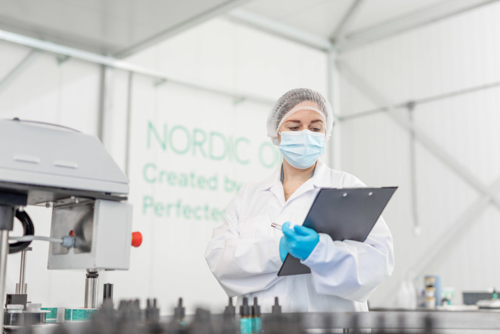 Die Produktionsstrasse von Nordic Oil CBD Öl